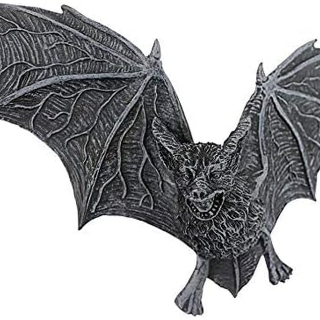 Vampire Bat Graveyard Halloween Decoration of Castle Barbarosa Wall Sculptures - Set of 2