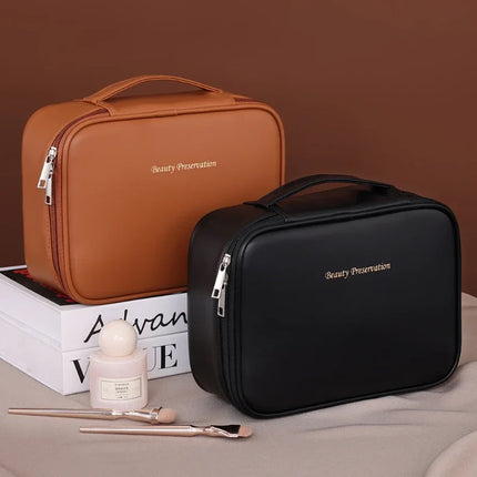 New Women' s Cosmetic Bag - Portable Storage Bag Large Capacity Luxury Makeup Bag Travel Organizer Essentials Toiletry Bags