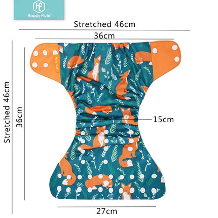4Pcs/Set Eco-Friendly Cloth Diaper Ecological Reusable Baby Diapers
