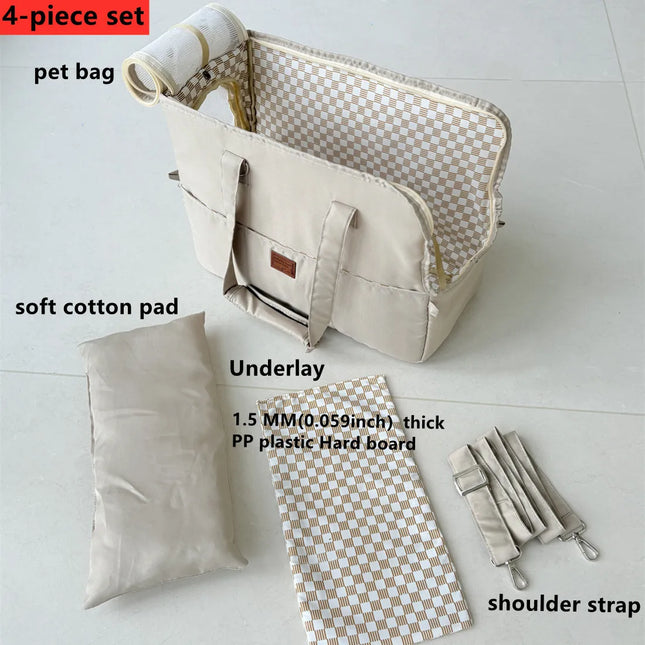 Portable Pet Cat Shoulderhandbag Pet Dog Carrier Bag Car Seat Nonslip Dog Carriers Safe,Puppy Cat Pet Bed Chihuahua Pet Products