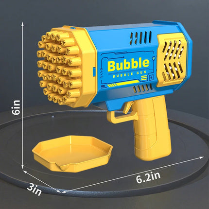 40 Hole Bubble Machine Fully Automatic Bubble Blowing Light Outdoor Bubble Machine without Battery without Bubble Water