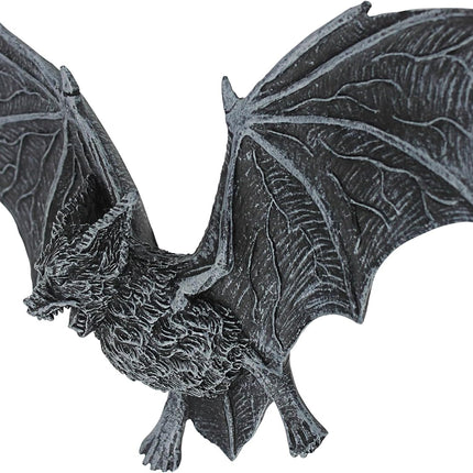 Vampire Bat Graveyard Halloween Decoration of Castle Barbarosa Wall Sculptures - Set of 2