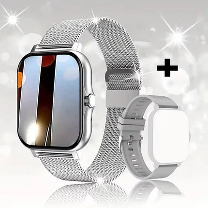 1.83'' Waterproof Smart Watch with Message Answer Call Sleep Monitoring Sports Pedometer Information Alerts for Iphone Android