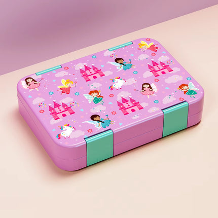 1100Ml Cartoon Printed Lunch Box Microwavable Bento Box Interlayer Leakproof Storage Box Hermetic Containers Students School