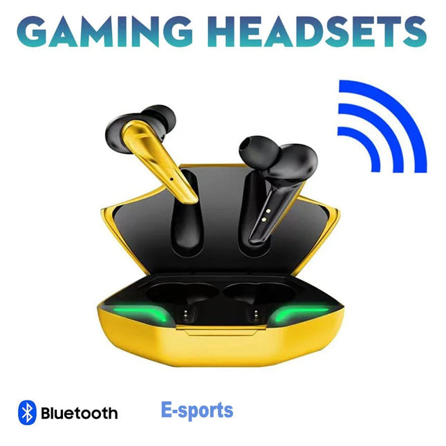 X15 TWS Gaming Earbuds Wireless Bluetooth Earphone with Mic Bass Audio Sound Positioning 9D Stereo Music Hifi Headset for Gamer