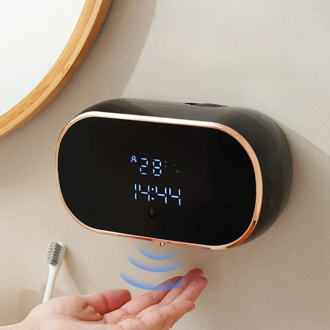 Intelligent Wall Mounted Sensing Soap Dispenser with Non-Contact Infrared Bubbles Suitable for Kitchens and Bathrooms Foam Fluid