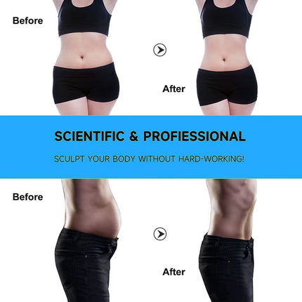 Abdominal Muscle Toner EMS Muscle Stimulator Abs Toning Belt USB Recharge Body Massager Home Office Fitness Exercise Equipment