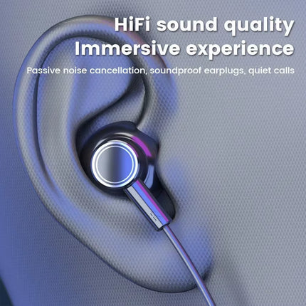 K58Pro Wireless Earphones Bluetooth 5.3 Neckband Headphones Gaming LED Display HIFI Headset Sports TWS Earbuds with Mic TF Card