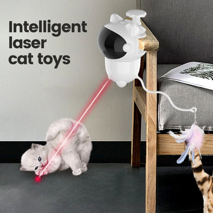 Infrared Laser Automatic Cat Teasing Device, Intelligent Electric Cat Toy, Self Entertaining and Relaxing Pet Toy