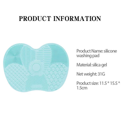 Silicone Brush Cleaner Cosmetic Make up Washing Brush Gel Cleaning Mat Foundation Makeup Brush Cleaner Pad Scrubbe Board