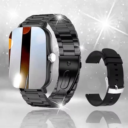 1.83'' Waterproof Smart Watch with Message Answer Call Sleep Monitoring Sports Pedometer Information Alerts for Iphone Android