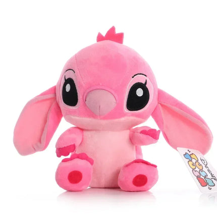 20Cm Anime Stitch Plush Stuffed Kawaii Toys TV Same Paragraph Role Pendant Doll Kids Birthday Gifts Couple Models