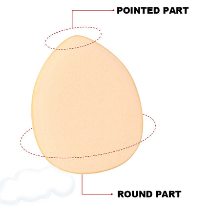 5/10Pcs Mini Finger Puff Sponge Foundation Small Air Cushion Powder Face Concealer BB Cream Cosmetic Applicator Makeup Tools