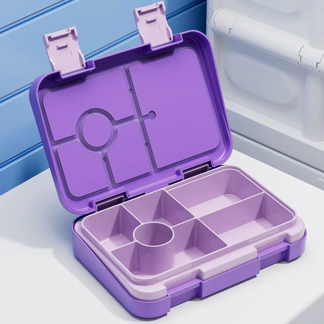 1100Ml Cartoon Printed Lunch Box Microwavable Bento Box Interlayer Leakproof Storage Box Hermetic Containers Students School