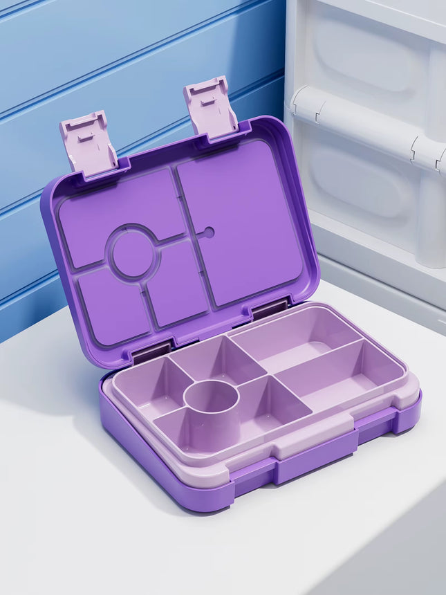 1100Ml Cartoon Printed Lunch Box Microwavable Bento Box Interlayer Leakproof Storage Box Hermetic Containers Students School
