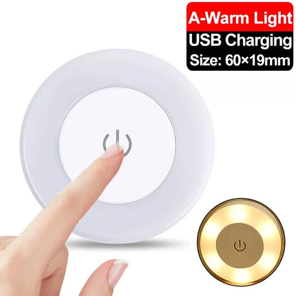 LED Night Light Portable USB Rechargeable Night Light for Living Room and Bedroom Lighting. Lamps Lamp Home Decorations Decor Lights
