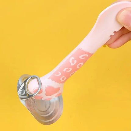 1PC Long Handled Pet Canned Food Spoon Cat Canned Food Opener Feeding Dog Stirring Dry and Wet Spoon Feeding Cat Shovel