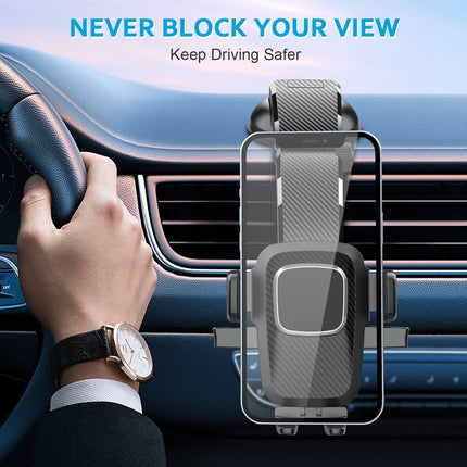 Car Phone Holder for Dashboard Windshield Cellphone Mount Clip Support Stand for 4.7-7" Cell Mobile Iphone Auto Accessories