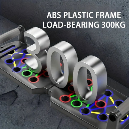 Portable Push-Up Board Set Multifunctional Push-Up Bar Foldable Fitness Equipment for Chest Abdomen Arms/Back Training