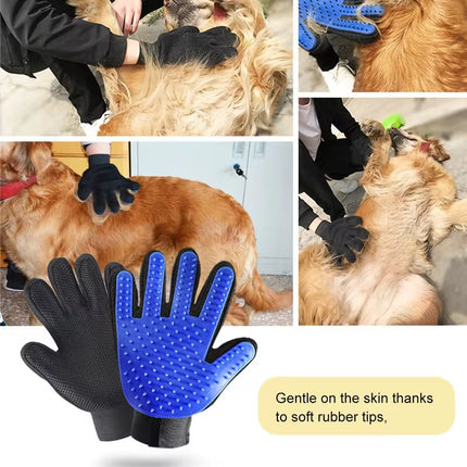 NONOR Rubber Pet Bath Brush Protection Silicone Cat Comb Glove Massage Grooming Dogs Cats Supplies