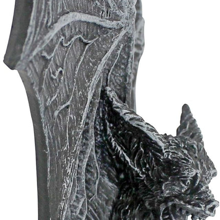 Vampire Bat Graveyard Halloween Decoration of Castle Barbarosa Wall Sculptures - Set of 2