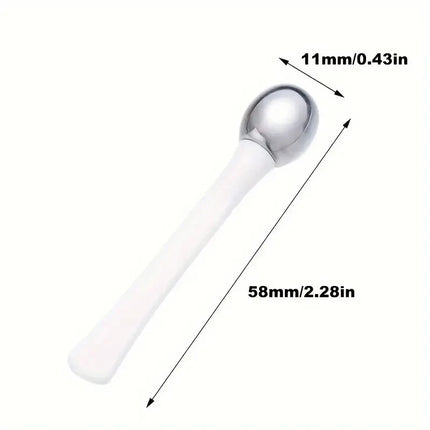 1Pc Eye Roller Massage Stick Eye Cream Applicator Cosmetic Spatula anti Wrinkle Facial Spoon Gold Alloy Face Thin Skin Care Tool