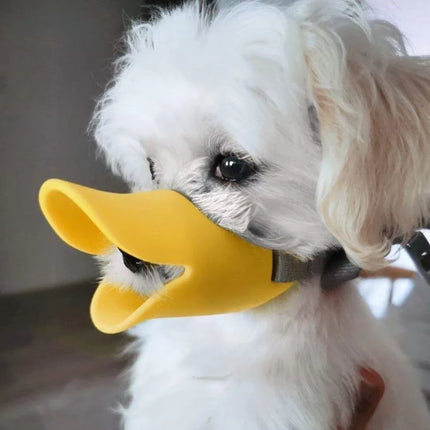 Dog Silicone Duck Muzzle for Pet anti Bite Stop Barking Small Large Dog Mask Pet Accessories Safe Adjustable Mouthpiece Cover