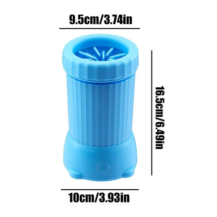 Dog Foot Washer Cup Automatic Electric Dog Paw Cleaner USB Rechargeable Cat Grooming Device Portable Muddy Claws Washing Tool