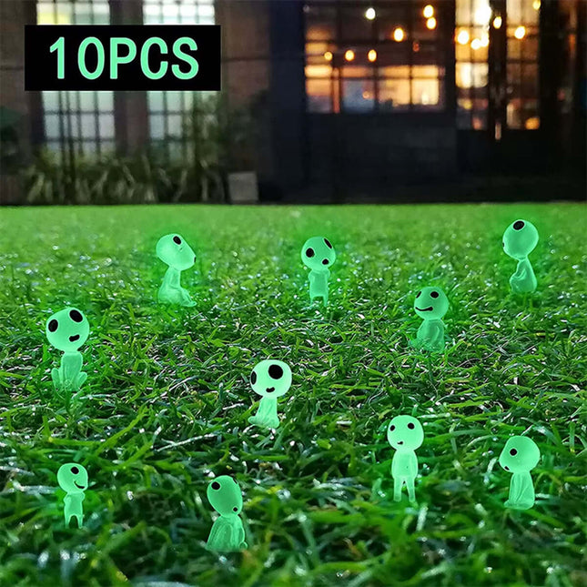 10Pc Miniature Landscape Decoration Glow in the Dark Princess Shaped Home Decoration Garden Decoration Ornament Glow in the Dark
