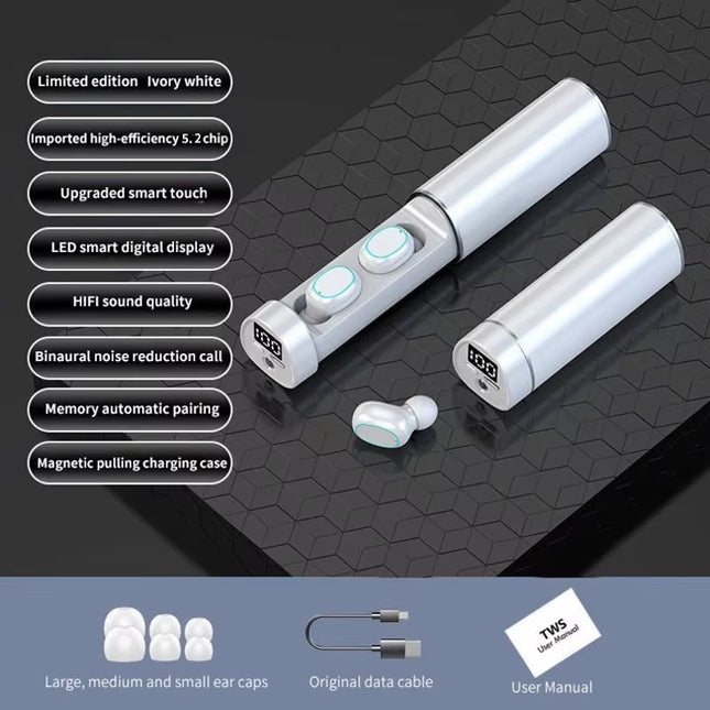 High Quality TWS N21 Wireless Headphones Bluetooth Earphones with Mic In-Ear Sports Waterproof Earbuds HD Noiseless Call Headset