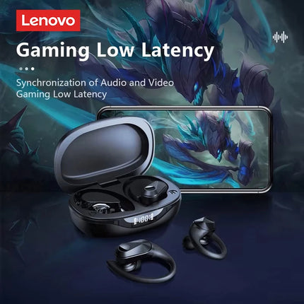 LP75 Bluetooth 5.3 Earphones TWS Wireless Sport Headphones LED Digital Display Hifi Stereo Noise Reduction Gaming Earbuds