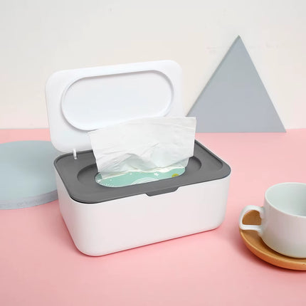 Wet Tissue Box Paper Dispenser Portable with Lid Tissue Storage Box Holder Dustproof Baby Car Organizer Napkin Hot