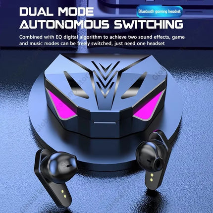 X15 TWS Gaming Earbuds Wireless Bluetooth Earphone with Mic Bass Audio Sound Positioning 9D Stereo Music Hifi Headset for Gamer