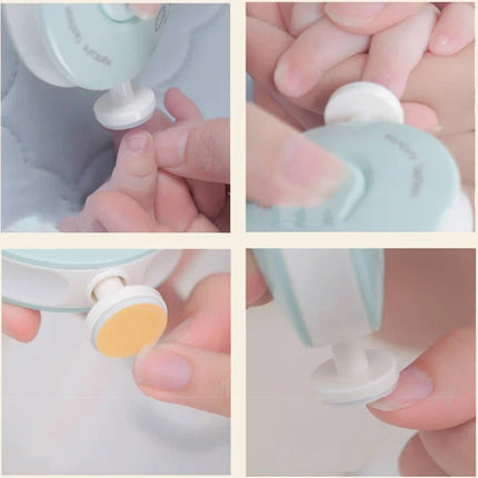 Baby Electric Nail Trimmer Kid Nail Polisher Tool Baby Care Kit Manicure Set Easy to Trim Nail Filer Clippers for Newborn