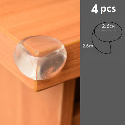 4Pcs/10Pcs Children Baby Safety Silicone Protector Table Corner Edge Protection Cover Children Anticollision Edge Guards