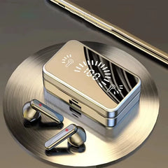 S20 Bluetooth Earphone Headphones Mirror Wireless Stereo Headset 5.3 with Digital Displaytouch Control Sports Earbuds for Gaming