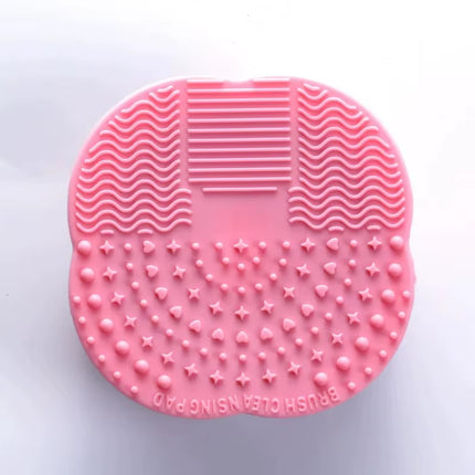 Silicone Brush Cleaner Cosmetic Make up Washing Brush Gel Cleaning Mat Foundation Makeup Brush Cleaner Pad Scrubbe Board