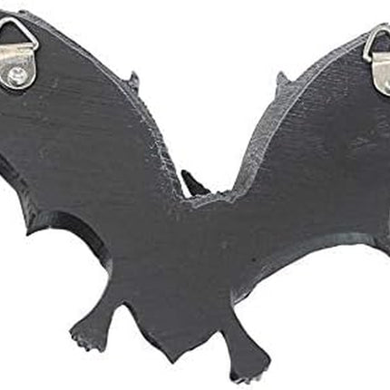 Vampire Bat Graveyard Halloween Decoration of Castle Barbarosa Wall Sculptures - Set of 2