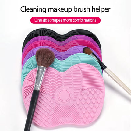 Silicone Brush Cleaner Cosmetic Make up Washing Brush Gel Cleaning Mat Foundation Makeup Brush Cleaner Pad Scrubbe Board