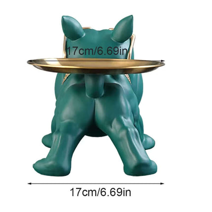 Bulldog figurine storage box Animal Ornament Resin Craft Art Sculpture Figurine Home Puppy Sculpture