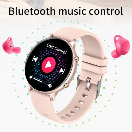 Smart Watch,Health Smart Watches,Bluetooth Smart Watch,Cheap Sports Touchscreen Smartwatch for Women Men Android with Talk Call Music,Waterproof Fitness Trackers,Pink