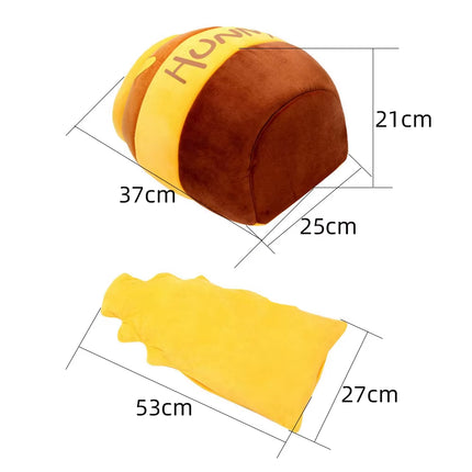 Cat Bed House Removable Plush Mat Cats Four Seasons Cushion Basket Honey Jar Shape Machine Washable Pet Accessories
