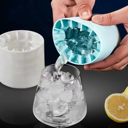 Silicone Ice Cube Mold round Ice Bucket Summer Homemade DIY Refrigerator Freeze Ice Maker Creative Ice Cube Mold Barware Tools