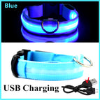 Blue Usb Charging / Xs Neck 28-38 Cm