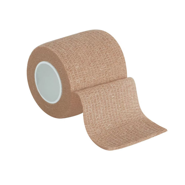 1Roll 2.5/5/10Cm*4.5M Gauze Medical Bandage Self-Adhesive Breathable Elastic Bandages for Sports Fixing Finger Wrist Leg