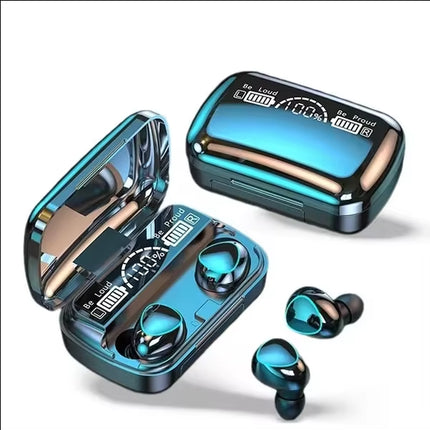 M10 Wireless Headphone Bluetooth Earphones Waterproof Earpieces Sport Earbuds for Huawei Iphone OPPO Xiaomi TWS Music Headset