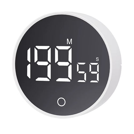 Magnetic LED Digital Kitchen Timer Large LED Display Mechanical Remind Alarm Stopwatch Alarm Clock for Cooking Working Studying