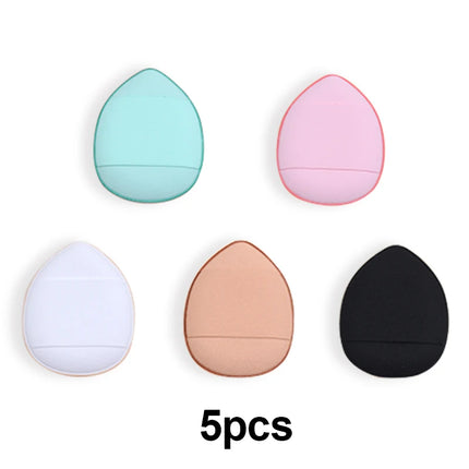 5/10Pcs Mini Finger Puff Sponge Foundation Small Air Cushion Powder Face Concealer BB Cream Cosmetic Applicator Makeup Tools