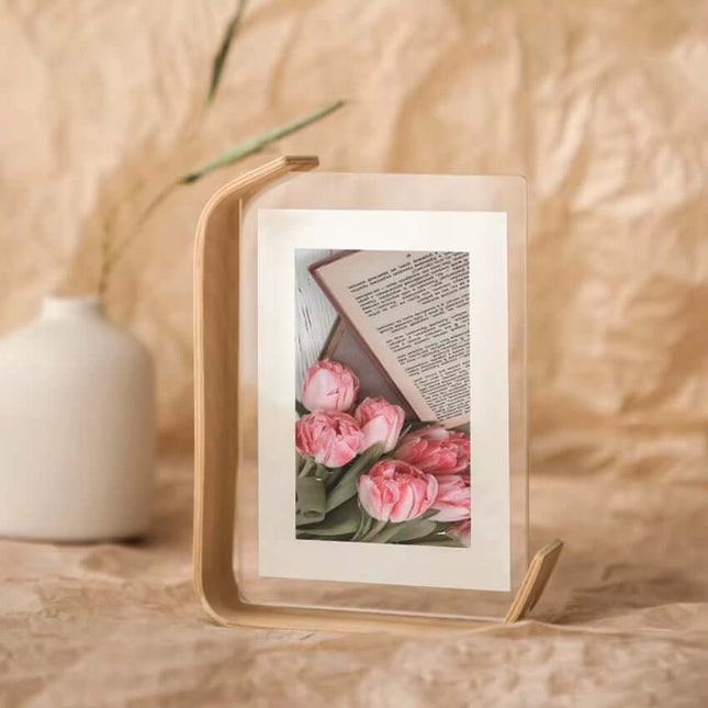 Acrylic Wooden Photo Frame Herbarium Display Frame DIY Frame Photo Frames for Wedding Party Picture Frame Photo Decor