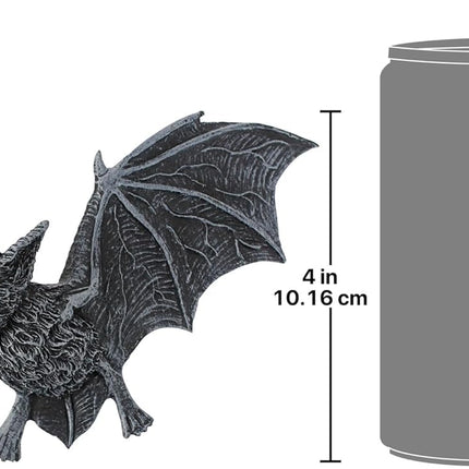 Vampire Bat Graveyard Halloween Decoration of Castle Barbarosa Wall Sculptures - Set of 2